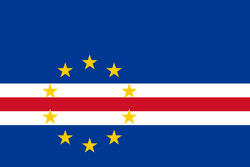 Escudo ou bandeira de Cabo Verde