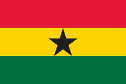 Escudo ou bandeira de Gana
