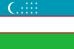 Escudo ou bandeira de Uzbequistão